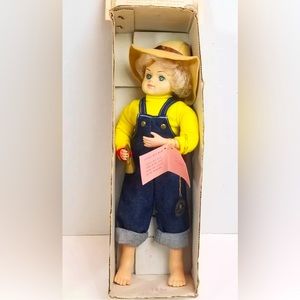 1988 Brinn’s Fairy Tale series Little Boy Blue doll  original box & certificate